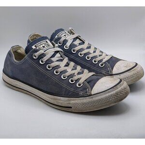 Converse All Star Sneakers Blue Size Men’s 9 Womens 11 Chucks Low Top CTAS